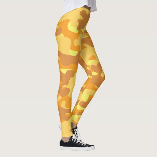 Mooie Gele Camouflage Leggings (Rechts)