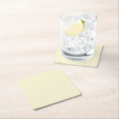 Mooie Gele Cirkels op Witte Achtergrond Kartonnen Onderzetters (Insitu)