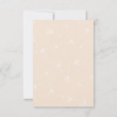 Mooie gele en roze rozen RSVP kaartje (Achterkant)