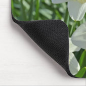 Mooie gele en witte daffodiestuin muismat (Hoek)