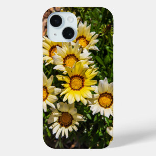 Mooie gele Gazania bloemen in de tuin iPhone 15 Case