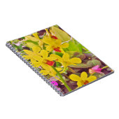 Mooie gele herfstorchideeën notitieboek (Rechterzijde)