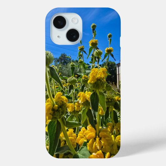 mooie gele Jeruzalem salie bloemen Case-Mate iPhone Case (Achterkant)