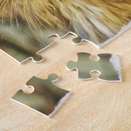 Mooie gele kat legpuzzel (Zijkant)