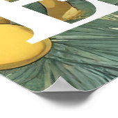 Mooie gele kat met blauwe ogen - oekraïne poster (Hoek)