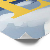 Mooie gele kat met blauwe ogen - oekraïne poster (Hoek)