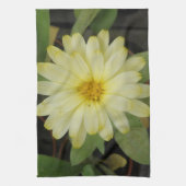 Mooie, gele keukenhanddoek (Verticaal)