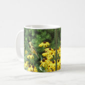 Mooie, gele koffie koffiemok (Voorkant links)