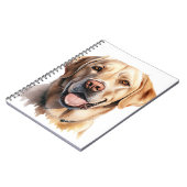 MOOIE GELE LABRADOR RETRIEVER HOND NOTITIEBOEK (Linkerzijde)