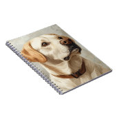 MOOIE GELE LABRADOR RETRIEVER HOND NOTITIEBOEK (Rechterzijde)