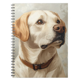 MOOIE GELE LABRADOR RETRIEVER HOND NOTITIEBOEK