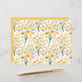 Mooie gele lente wilde bloemen