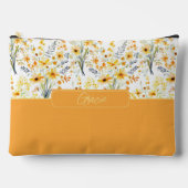 Mooie gele lente wilde bloemen gepersonaliseerd etui (Voorkant)