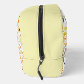 Mooie gele lente wilde bloemen gepersonaliseerd toilettasje (Rechts)