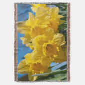 Mooie gele narcissen deken (Voorkant Verticaal)