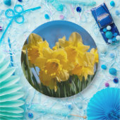 Mooie gele narcissen papieren bordje (Feest)