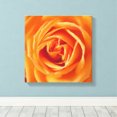 Mooie Gele Roos Bloem Bloemstuk Canvas Afdruk (Insitu (Houten vloer))