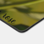 Mooie gele roos fotografie op maat bureaumat (Hoek)