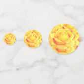 Mooie gele Rose Confetti (Voorkanten)