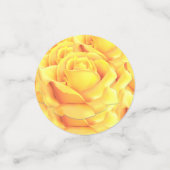 Mooie gele Rose Confetti (Kleine voorkant)