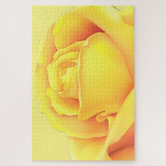 Mooie gele Rose Legpuzzel (Verticaal)