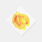 Mooie gele Rose Servet (Hoek)