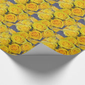 Mooie gele rozen cadeaupapier (Hoek)