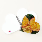 Mooie gele rozen en insecten notitieboek (Binnen)