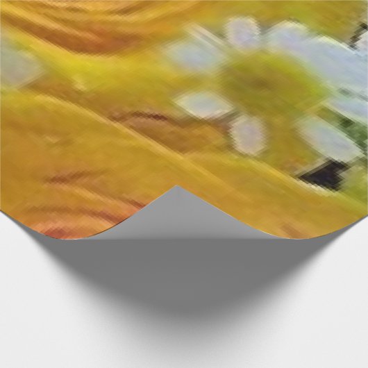 Mooie gele rozen inpakpapier (Hoek)