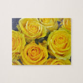 Mooie gele rozen legpuzzel (Horizontaal)