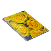 Mooie gele rozen notitieboek (Rechterzijde)
