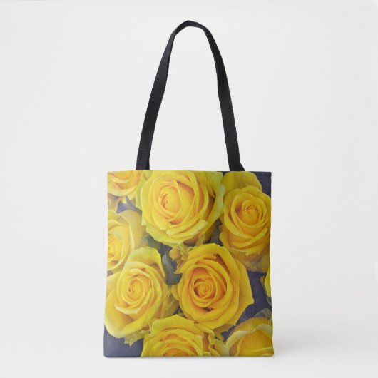 Mooie gele rozen tote bag (Voorkant)