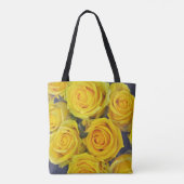 Mooie gele rozen tote bag (Achterkant)
