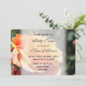 Mooie gele rozenbloem, alle uitnodigingen voor fee (Staand voorkant)