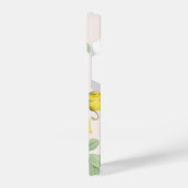 Mooie gele rozenbloem iPhone hoesje (Linkerkant)