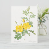 Mooie gele rozenbloem  kaart (Staand voorkant)