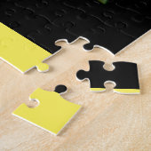 Mooie gele rozenbloem legpuzzel (Zijkant)