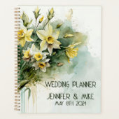 Mooie gele water narcissen planner (Voorkant)
