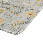 Mooie Gele Witte Bloemen Dromen Snijplank (Hoek)