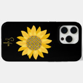 Mooie Gele Zonnebloem Bloemige Moederdag Case-Mate iPhone Case (Achterkant (horizontaal))