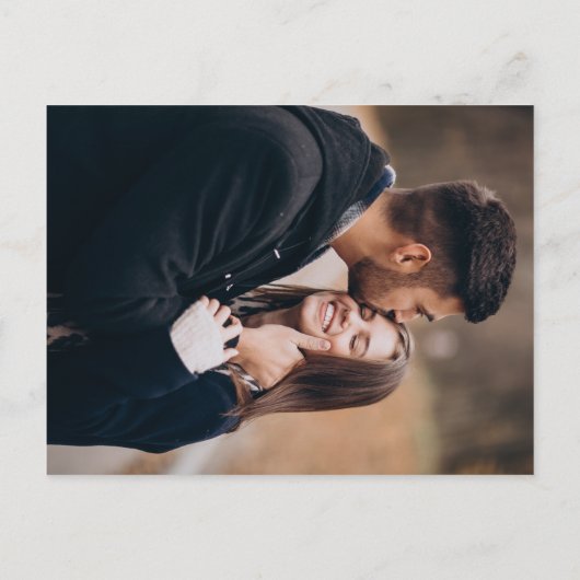 Mooie gele zonnebloem Lijst foto bruiloft Aankondigingskaart (Achterkant)