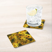 Mooie Gele Zonnebloemen Onderzetter Set (Insitu)