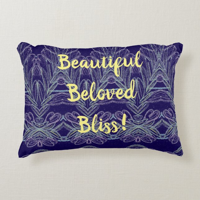 Mooie Geliefde Bliss! Accent Kussen (Voorkant)