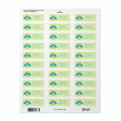 Mooie geloof kerst etiket (Full Sheet)
