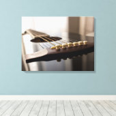 mooie geluidskuiter voor muziekopgeliefde canvas afdruk (Insitu (Houten vloer))