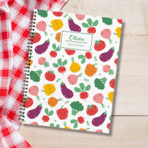 Mooie gelukkige groenten receptenboek