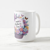 Mooie gelukkige Moederdag Mama Koffiemok (Voorkant rechts)