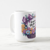 Mooie gelukkige Moederdag Mama Koffiemok (Voorkant links)