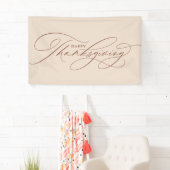 Mooie gelukkige Thanksgiving tekst Spandoek (Insitu)