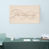 Mooie gelukkige Thanksgiving tekst Spandoek (Beurs)